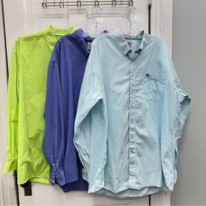 Cinch Western Wear long sleeve button down casual dress shirts men's xxl.